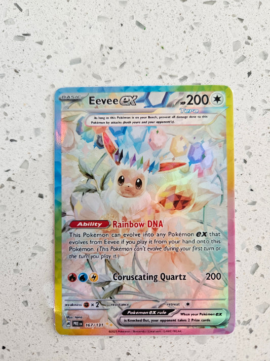 Eevee ex #167 Prismatic Evolutions Sticker